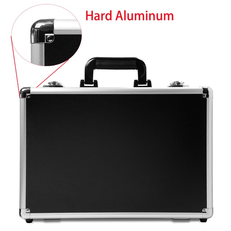 HUL 14in Two-Tone Aluminum Case with Customizable Pluck Foam Interior for Test Instruments Cameras Tools Parts and Accessories - Image 5